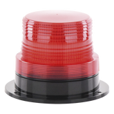Burbuja Brillante de Larga Vida Útil, con 8 LEDs Color Rojo, Domo Rojo, 110 Vca