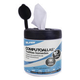 Toallas húmedas antibacteriales, para limpieza de gabinetes, equipos de cómputo, audio, vídeo y telefonía, 30 piezas