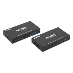 Extensor USB 3.2 Gen 1 | 100 m | Cable CAT6a | Velocidad 5 Gbps | Puertos USB-C y USB-A | PoC Bidireccional 24V | Compatible Con Dispositivos USB Variados