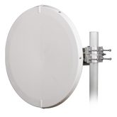 Antena Direccional de Alto Rendimiento / 30.5 ± 1 dBi / 2 ft / 5.9-7.125 GHz / Conectores RP-SMA / Alto Aislamiento al Ruido / Fácil Montaje y herraje de acero inoxidable / Radomo Incluido