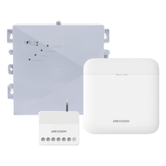 (AX PRO + YONUSA) KIT de Alarma AX PRO / Incluye: 1 Hub con bateria de respaldo / 1 Energizador 2500Mts Lineales / 1 Relevador 0 a 36 Vcc (Max. 5 A) con Entrada de Alarma 27/7