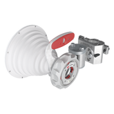 Antena Sectorial Simétrica de 30° / 2x2 / Rango de Frecuencia Extendido: 4900 - 7125 MHz / Ganancia de 18 dBi / Lista para Adaptadores Twistport / Protección IP65