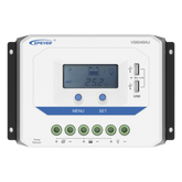 Controlador Solar PWM / 60A / 12/24V/36/48V / Doble USB / Pantalla LCD / Tierra Positivo Común