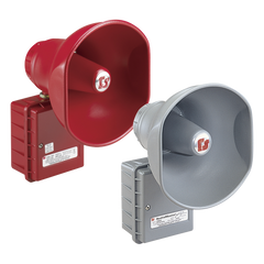AudioMaster® Altavoz de bocina reentrante para megafonía y anunciamiento publico, 30W de Potencia, Listado contra incendios UL, Color Gris