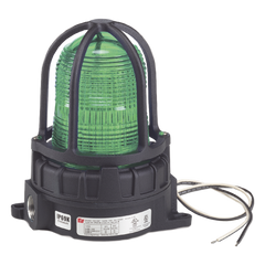 Luz de advertencia LED para ubicaciónes peligrosas, montaje para superficies, 24 VCD, color Verde
