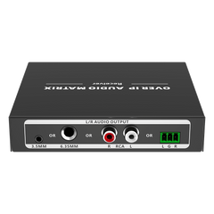 Extensor de Audio sobre IP | PCM 2.0 | 120 m | Matriz Flexible 1 a 1 / 1 a N / N a N | Interfaces Profesionales | Protección ESD | Solo Receptor