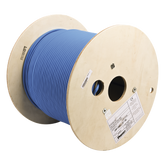 Bobina de Cable Blindado F/UTP de 4 Pares, Cat6A, Soporte de Aplicaciones 10GBase-T, LSZH (Libre de Gases Tóxicos), Color Azul, 305 Metros (1000 Pies)