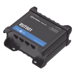 Router Industrial LTE 4G / 150 Mbps Cat 4 / 4 Puertos Ethernet / WiFi 2.4 GHz / Doble SIM / Montaje DIN / -40°C a 75°C