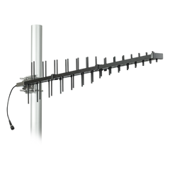 Antena LPDA de Alta Ganancia/ ESPECIAL PARA AMPLIFICADORES DE UNA A CINCO BANDAS DE FRECUENCIA/ 698-2700 MHz/ 12.15 dBi de Ganancia.