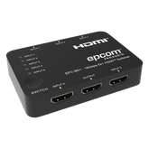 Switch HDMI 5x1 | 18Gbps | 4K@60Hz | YCbCr 4:4:4 | HDR, Dolby Vision y HLG | Soporte 3D | Conmutación Automática y Manual | Diseño Compacto
