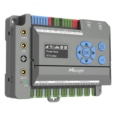 Gateway IoT LoRaWAN para Automatización de Edificios / Quad-Core 1.5 GHz / 8 Canales LoRaWAN / 2,000 Dispositivos / Edge Computing / 4G LTE / KNX + BACnet + Modbus / RS485 + M-Bus