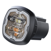 Estrobo Empotrable de 6 LED, Claro, Lente Transparente, SAE