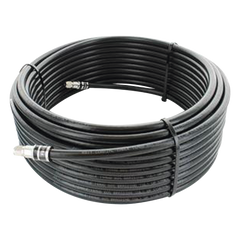 Jumper Coaxial con Cable Wilson-RG11 | Conector F Macho en los Extremos | 22.86 Metros (75 Pies) de Longitud