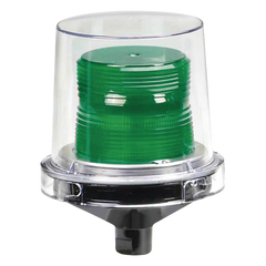 Luz de advertencia LED para ubicaciones peligrosas Electraray®, UL y cUL para Clase I, División 2, Grupos A, B, C y D; Clase II División 2, Grupos F y G; Clase III, 24 VCD, Color Verde