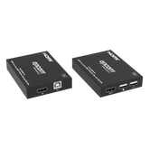Extensor HDMI con KVM | Sobre IP | Transmisión hasta 150m | Cat5e/6 | HDCP 1.4 | 1080p | Control IR | Compatible con Switch 1G