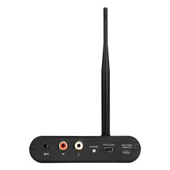 Transmisor Inalámbrico Silent Disco / Sonido HiFi de Alta Fidelidad / Entrada de Micrófono y RCA / Batería 1000 mAh / Alcance 300 m (984 ft) / Portátil y Duradero
