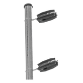 Aislador de Esquina para Cercos Eléctricos / 18 kV / Resinas Vírgenes / Resistencia 7.5-10.2 kg / Anti UV / 66 mm x 31.6 mm