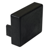 Tapa Final en Color Negro de PVC Auto Extinguible, Para Canaleta TMK-1720-N-CC (5290-02003)