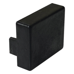 Tapa Final en Color Negro de PVC Auto Extinguible, Para Canaleta TMK-1720-N-CC (5290-02003)