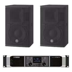 Kit Refuerzo Sonoro | Incluye 2 Bocinas CHR10 y 1 Amplificador PX5 | Ideal para Aplicaciones de Música en Primer Plano