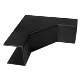 Esquinero Interior Color Negro de PVC Auto Axtinguible, Para Canaleta TMK-1720-N-CC (5220-02003)