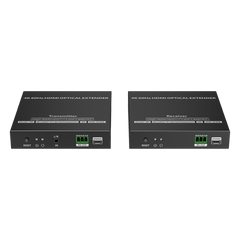 Kit extensor por fibra óptica | Hasta 40 kilómetros| 4K@60Hz | con IR | RS232