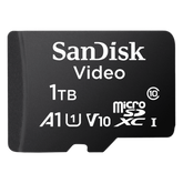 Memoria microSD SanDisk 1TB (1024GB) / Alta Resistencia / Videovigilancia / Clase 10
