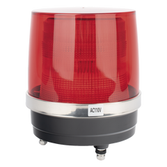 Burbuja Brillante de Larga Vida Útil, Con 150 LEDs, Color Rojo, Domo Rojo, 110 Vca