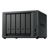NAS DiskStation DS1525+ | 5 Bahías | Expansión hasta 15 Bahías | 2 Puertos 2.5GbE | Soporte 10GbE | Almacenamiento en Caché SSD | Hasta 300 TB de Capacidad | Compatible con Virtualización y Vigilancia.