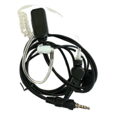 Micrófono Audífono de Solapa Para Radio Marino TXM52 / Tubo Acústico Transparente / 2 Cables / Audio Nítido en Transmisión y Recepción