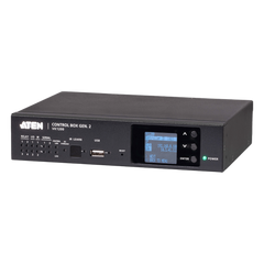 Sistema de control ATEN| Caja de control compacta Gen. 2 | CPU de cuatro núcleos | 2/1 GB de memoria | Monitor LCD | LAN doble y aislada