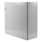 Gabinete de Acero, Nema 4 -IP 66 de 60 x 60 x 25 cm con Platina y certificado UL.