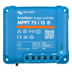 SmartSolar MPPT 75/15 / Controlador de Carga Solar MPPT 15A / 12/24 Vcc en baterías / IP43
