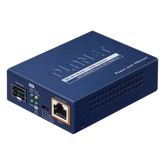 Convertidor de medios PoE++ 100/1000BASE-X SFP a 10/100/1000BASE-T 802.3bt (95 Watts)
