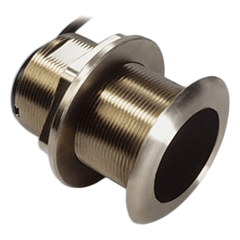 Sonda de Frecuencia Dual 50/200 kHz / 600 W / Ancho de Haz 45°-12° / Profundidad Máxima 1200 ft / Cable 33 ft / Medición de Profundidad y Temperatura / 8 Pines / Compatible con Ángulos de 8° a 15°