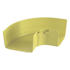 Ángulo Recto a 90º Horizontal, Para Canaletas FiberRunner™ 6X4, Color Amarillo