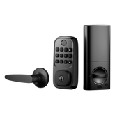 Cerradura Inteligente WiFi / Escáner de Huellas Dactilares / Teclado Numérico / Control por App / 8 Baterías AA / Bloqueo Manual y Automático / Compatible con Puertas 35-55 mm