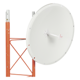 Antena Direccional con Frecuencia Extendida / 4.8 - 6.5 GHz / 28 dBi / Jumper incluido con conector N-Macho / Polaridad en 90º y 45º / Montaje incluido para torre o mástil