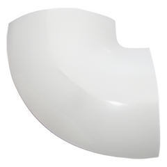 Sección en "L" color blanco de PVC auto extinguible, para canaleta DMC4FT (9430-02001)