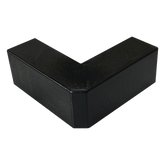 Esquinero Exterior Color Negro de PVC Auto Axtinguible, Para Canaleta TMK-1720-N-CC (5210-02003)