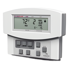 Detector de temperatura y humedad, capacidad 4 zonas libres.
