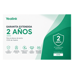 Garantia Extendida de 2 Años para Altavoz de Techo CS10 de Yealink