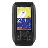 Fishfinder STRIKER™ Plus 4 con GPS Integrado / Pantalla QSVGA 272 x 480 píxeles / Frecuencias 50-200 kHz / Potencia 200 W RMS / Tecnología de Ganancia Automática / Sensor de Temperatura / Resistencia al Agua IPX7