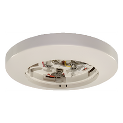 Base enchufable para detectores de humo fotoeléctrico e iónico serie 2151/1151, 4 hilos, con relé auxiliar y salida para anunciador remoto