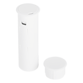 Sensor Magnético Inalámbrico para Empotrar / Invisible en Puerta Cerrada / Gap 2.54 cm / 345 MHz / Batería 5 Años / Diseño Cilíndrico Discreto