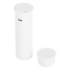 Sensor Magnético Inalámbrico para Empotrar / Invisible en Puerta Cerrada / Gap 2.54 cm / 345 MHz / Batería 5 Años / Diseño Cilíndrico Discreto