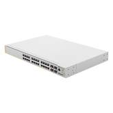 Switch PoE+ Administrable CentreCOM GS970M, Capa 3 de 24 Puertos 10/100/1000 Mbps + 4 SFP Gigabit, 370 W
