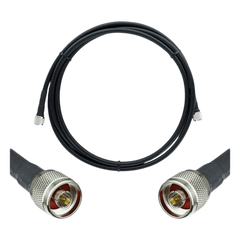 Jumper Coaxial con Cable Wilson-400 / Conector N Macho en los Extremos / 6.1 Metros (20.01 Pies) de Longitud.