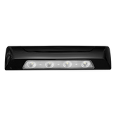 Luz Auxiliar de Escena de 4 LED, Blanco, Lente Transparente, Bisel Negro