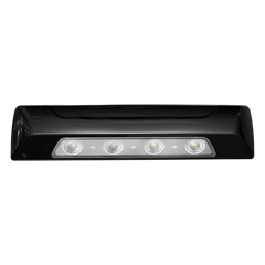 Luz Auxiliar de Escena de 4 LED, Blanco, Lente Transparente, Bisel Negro